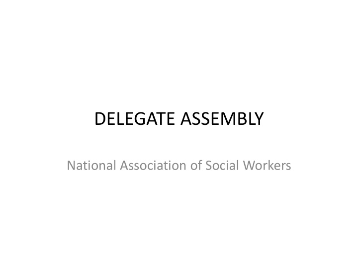 delegate assembly