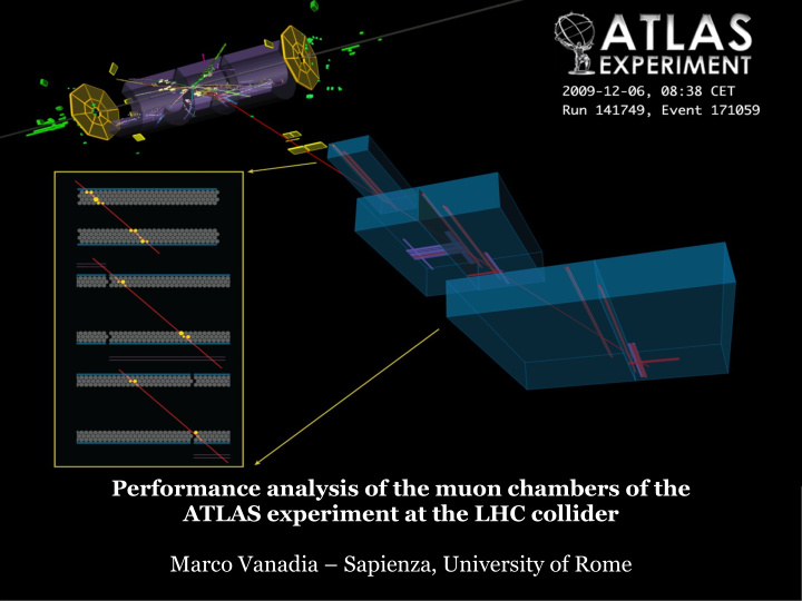 performance analysis of the muon chambers of the atlas