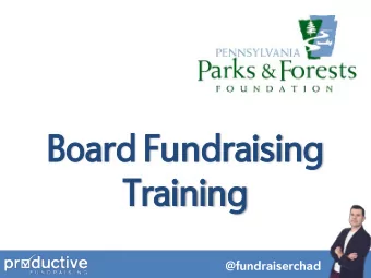 ing  @fundraiserchad  AGENDA  1) Overcoming Your Hesitancy: Fundraising for  the Skeptic  2)