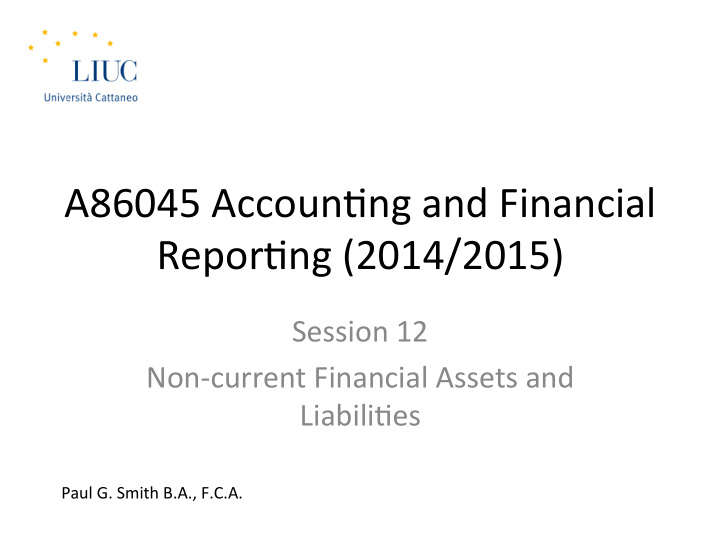 a86045 accoun ng and financial repor ng 2014 2015