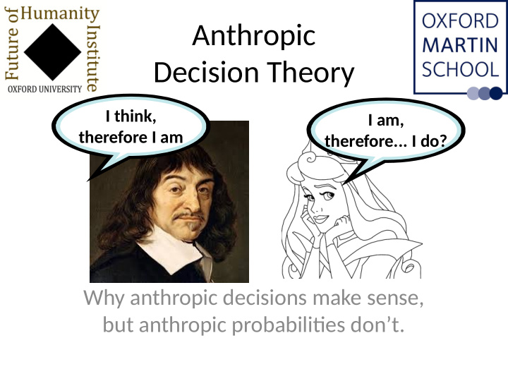 anthropic decision theory