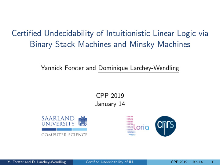 certified undecidability of intuitionistic linear logic