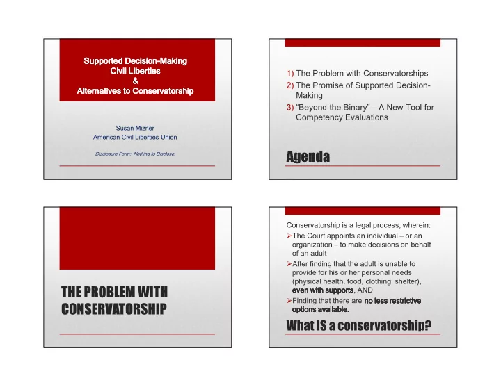 agenda