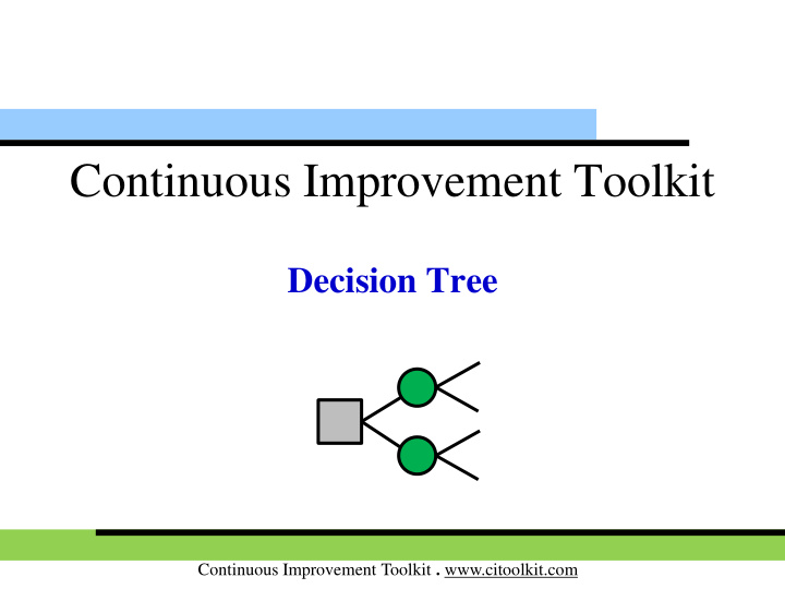 continuous improvement toolkit