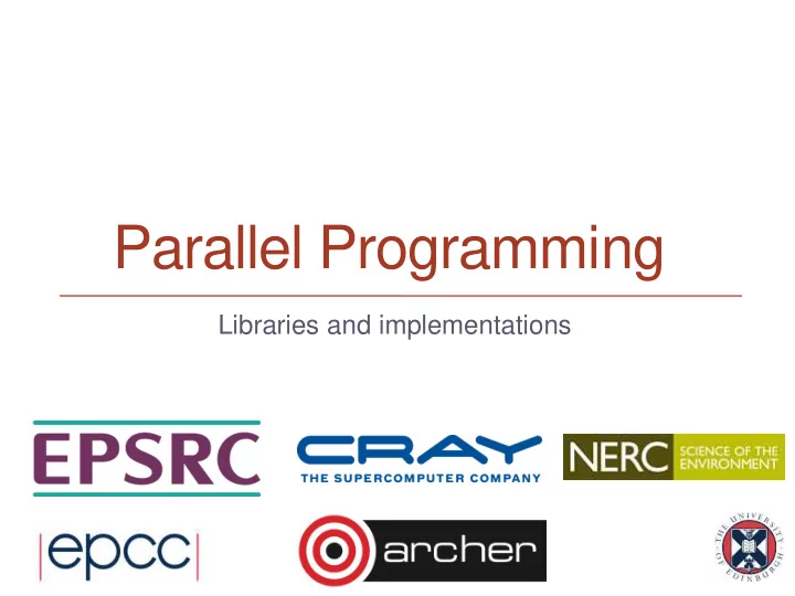 parallel programming