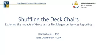 Shuffling the Deck Chairs  Exploring the impacts of Gross versus Net Margin on Services Reporting