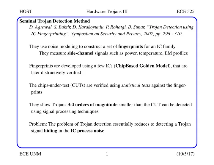 host hardware trojans iii ece 525 seminal trojan