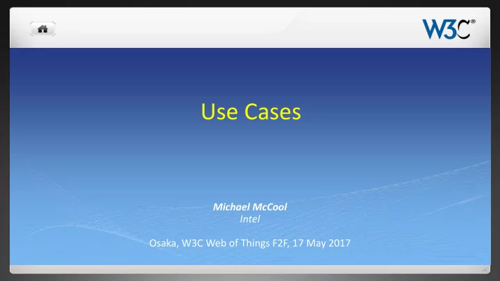 use cases