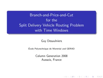 Branch-and-Price-and-Cut  for the  Split Delivery Vehicle Routing Problem  with Time Windows  Guy
