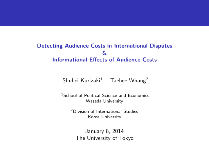 detecting audience costs in international disputes