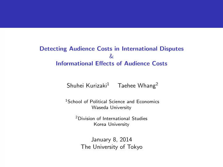 detecting audience costs in international disputes
