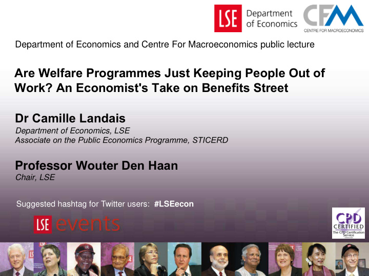 are welfare programmes just keeping people out of work an