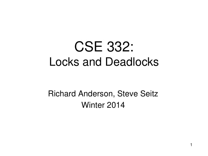 cse 332