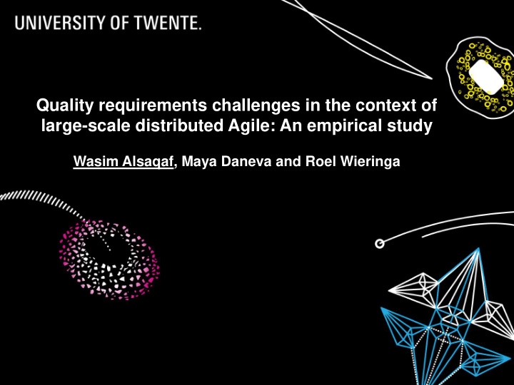 large scale distributed agile an empirical study