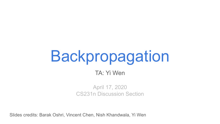 backpropagation