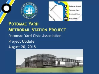 Contract award status  Includes enhancements to the station access from  East Glebe Road