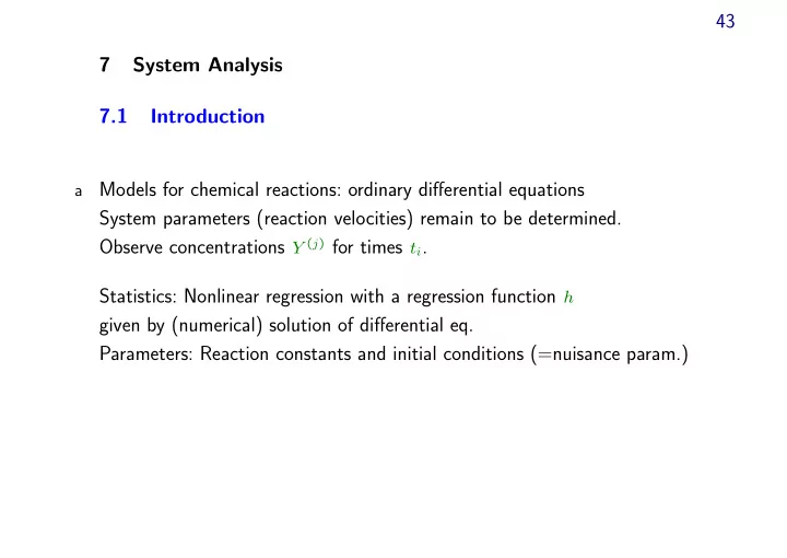 43 7 system analysis 7 1 introduction models for chemical