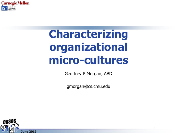 micro cultures