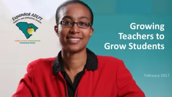 Teachers to  Grow Students  Welcome!  As you are waiting for us to get  started, please check your