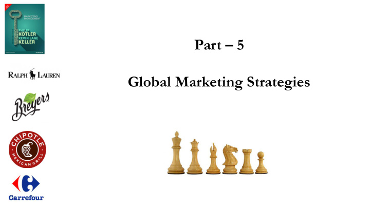 part 5 global marketing strategies