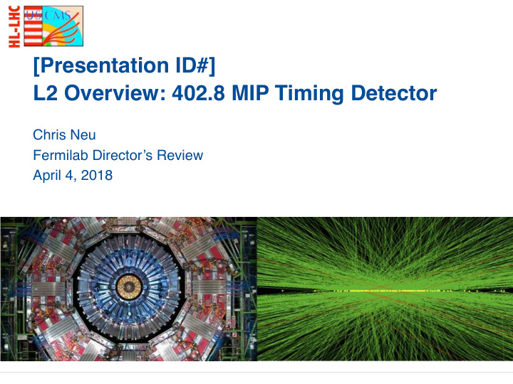 presentation id l2 overview 402 8 mip timing detector