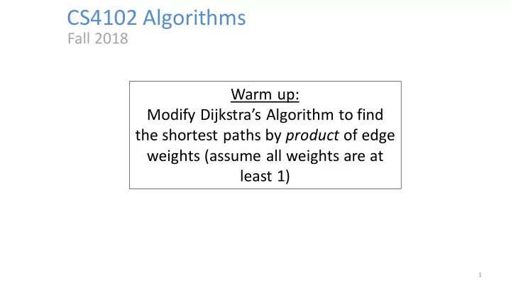 cs4102 algorithms