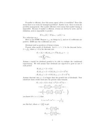 If market is efficient, does this mean expert advice is worthless? Does this  mean there is no room