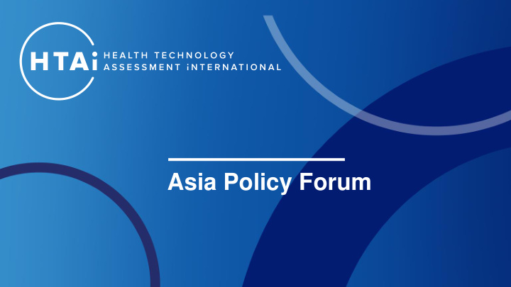 asia policy forum overview