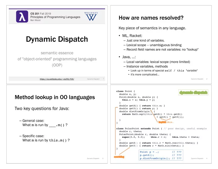 cs 251 fall 2019 cs 251 fall 2019 how are names resolved