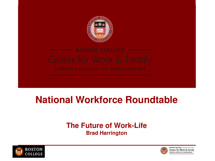 national workforce roundtable