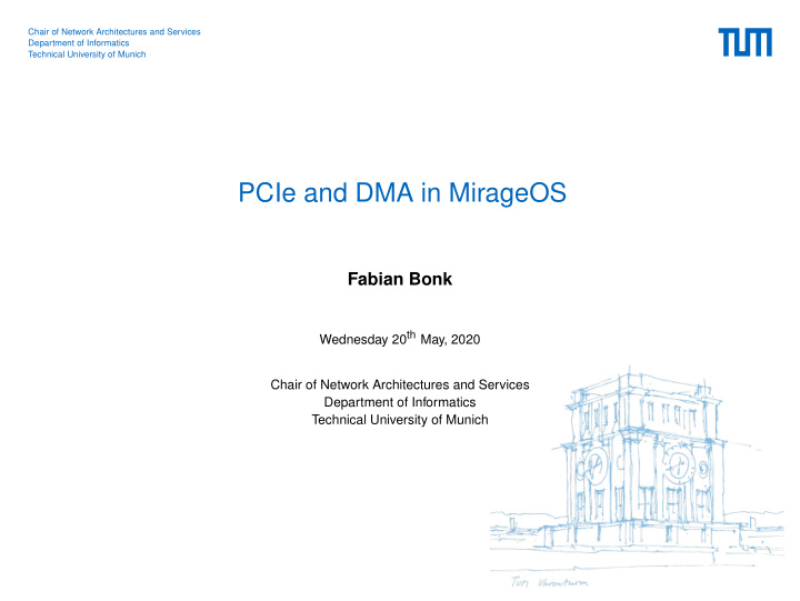 pcie and dma in mirageos
