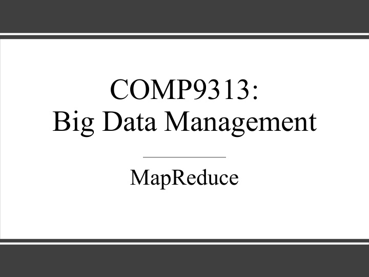 comp9313 big data management