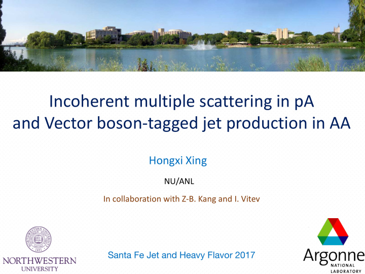 incoherent multiple scattering in pa and vector boson