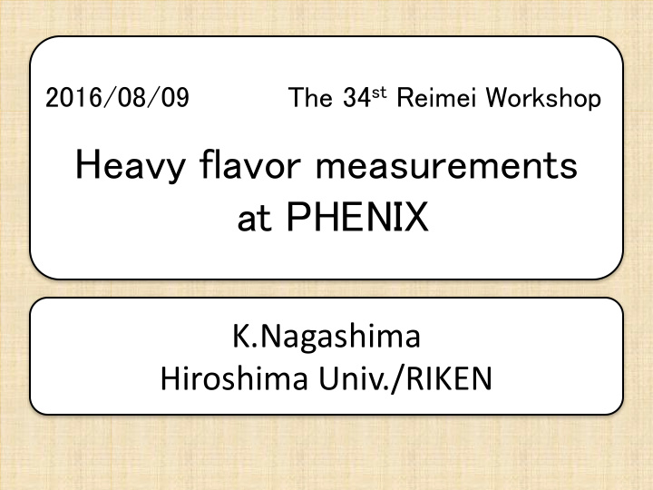heavy flavor measurements at phenix