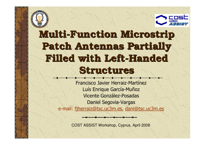 multi function function microstrip microstrip multi patch