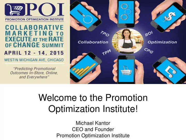 welcome to the promotion optimization institute