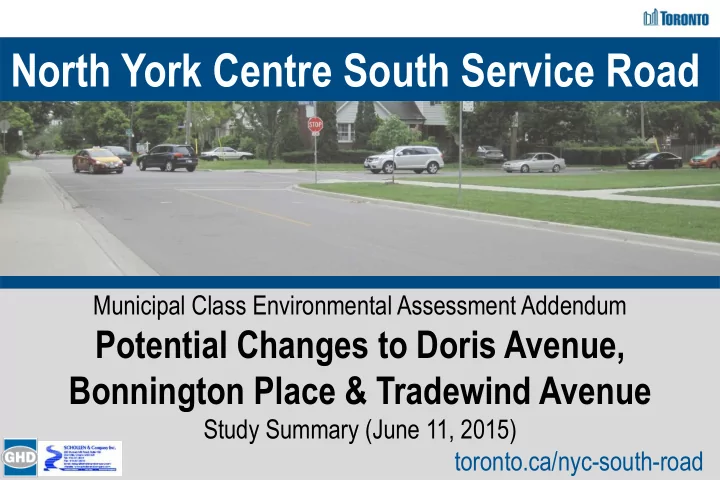 north york centre south service road