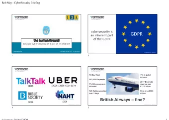 GDPR  an inherent part  of the GDPR  the human firewall  because cybersecurity isnt just an IT