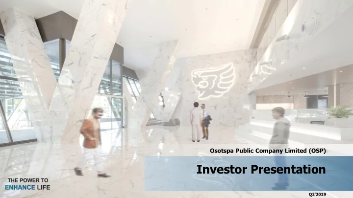 investor presentation