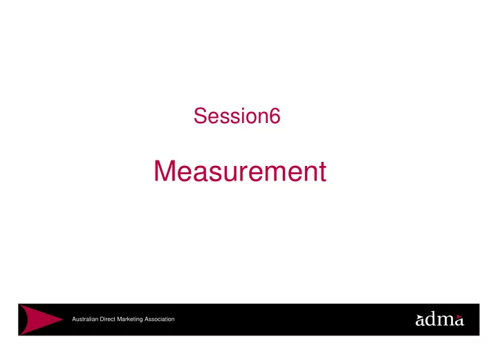 measurement