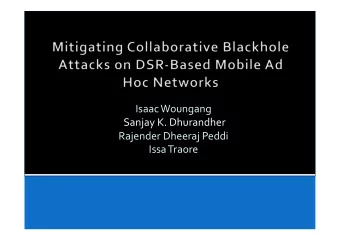 Isaac  Woungang    Sanjay  K.  Dhurandher    Rajender  Dheeraj  Peddi