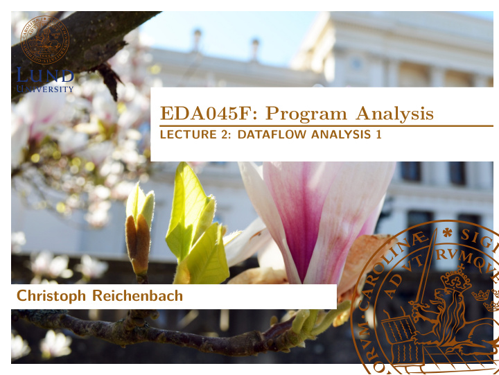 eda045f program analysis