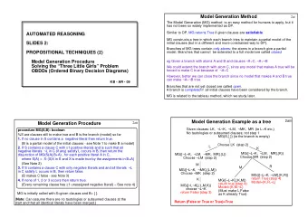 Model Generation Method  2ai  The Model Generation (MG) method  is an easy method for humans to