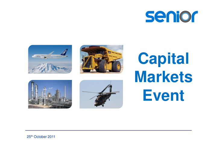 capital markets event