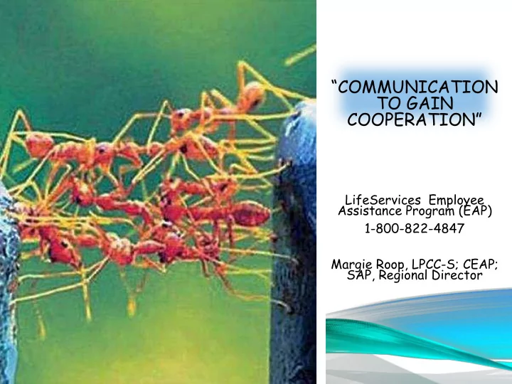 communication