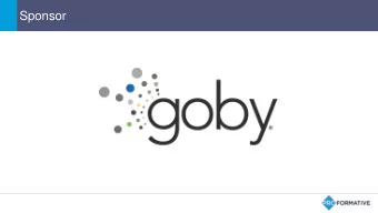 Sponsor  Learning Objectives  This webinar will explore how you can get started and drive