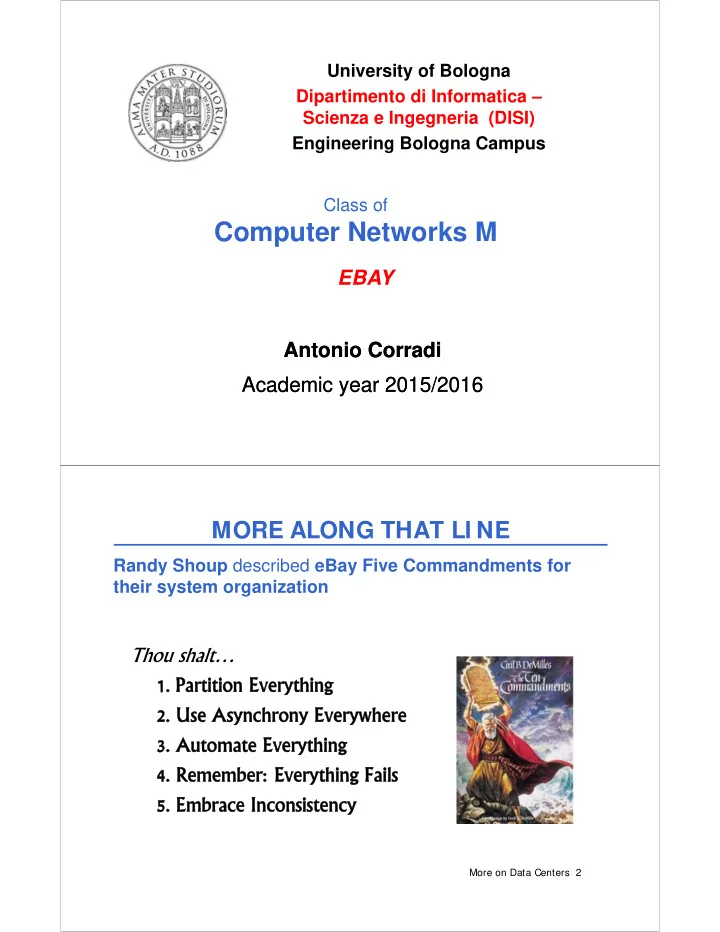 computer networks m