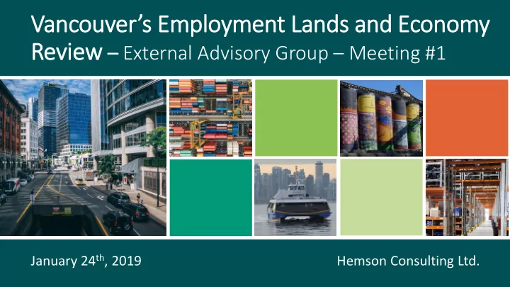 vancouver s employment lands and economy