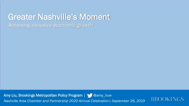 greater nashville s moment