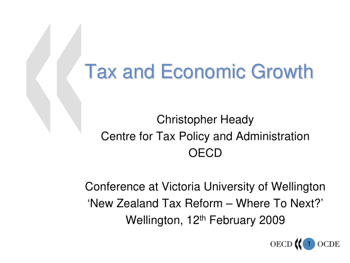 tax and economic growth tax and economic growth